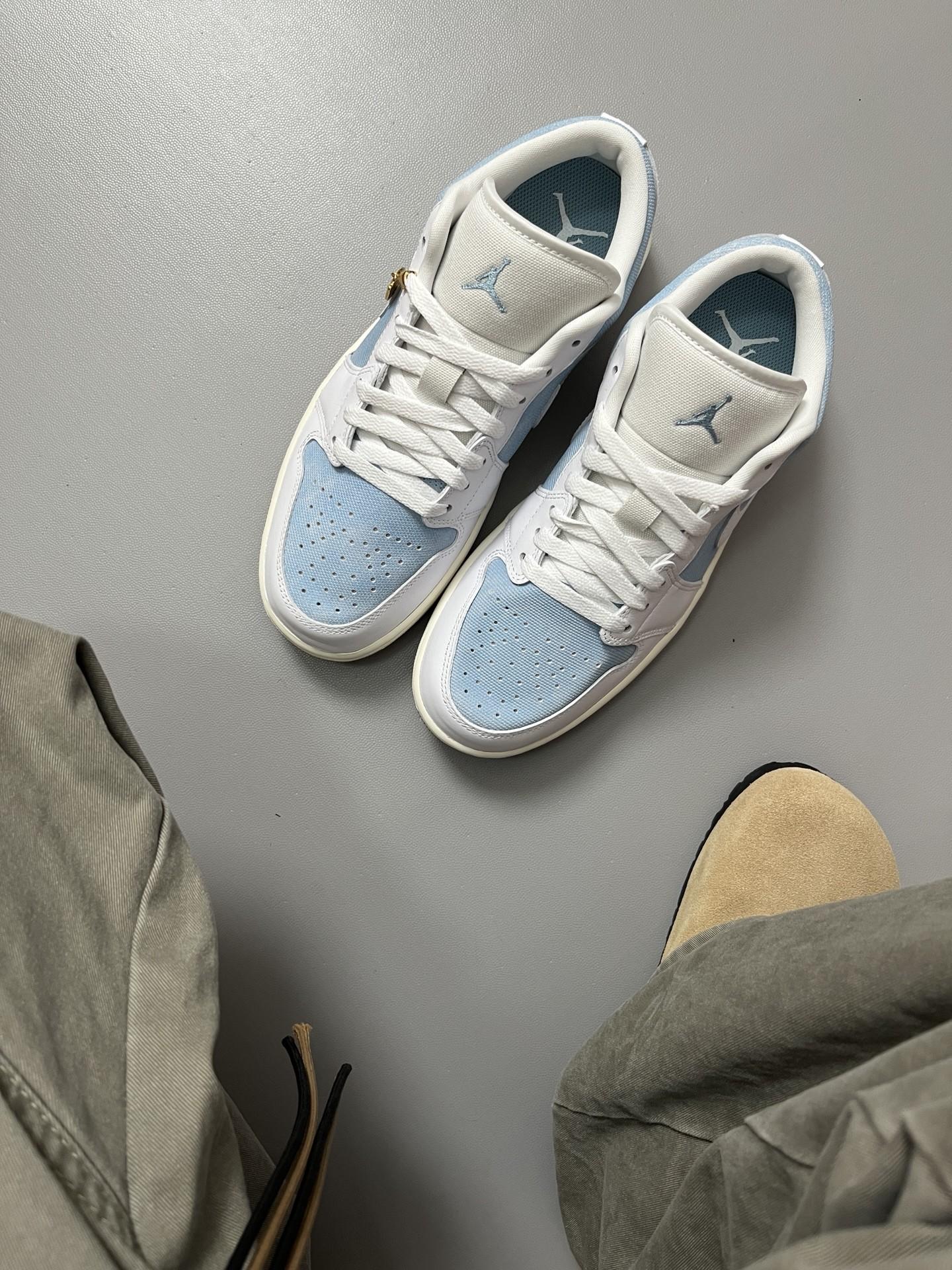 新鞋零时差|这双AJ1穿上直接年轻十岁!丹宁蓝白比美夏日晴空🌤️